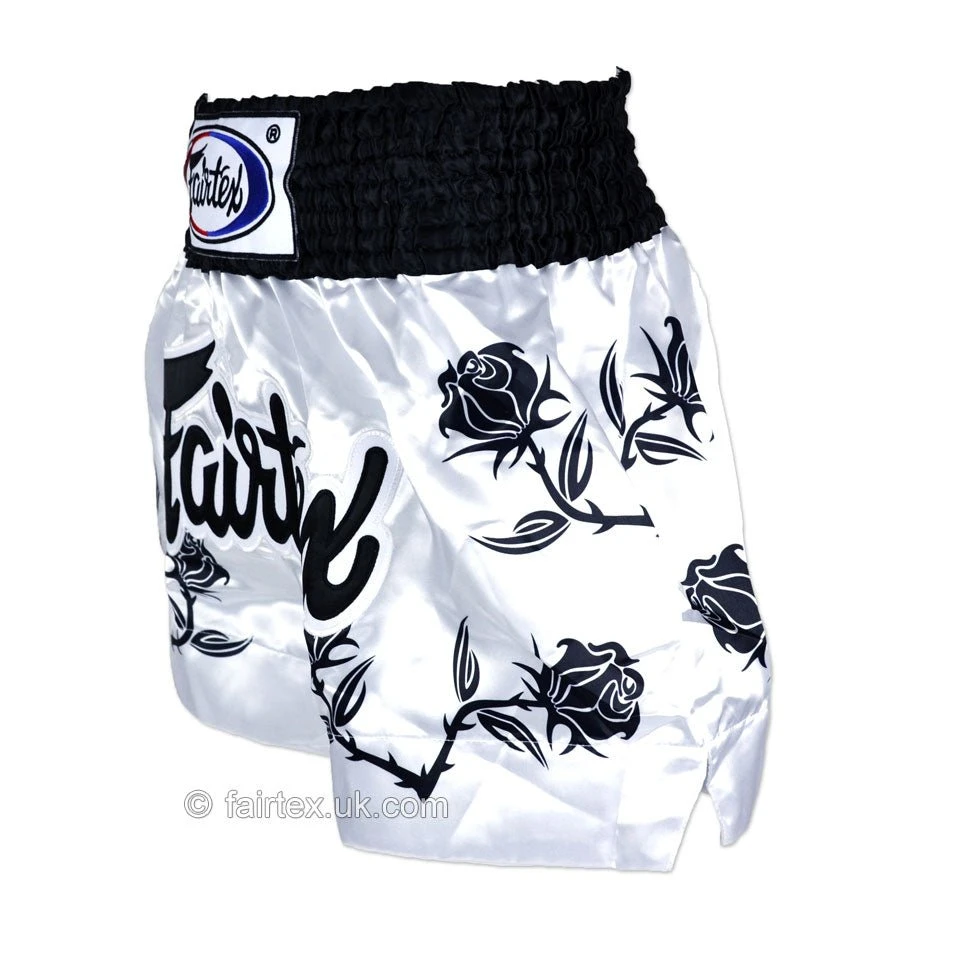 Fairtex BS0659 Black Roses Muay Thai Shorts 8 Fairtex BS0659 Black Roses Muay Thai Shorts - Image 6