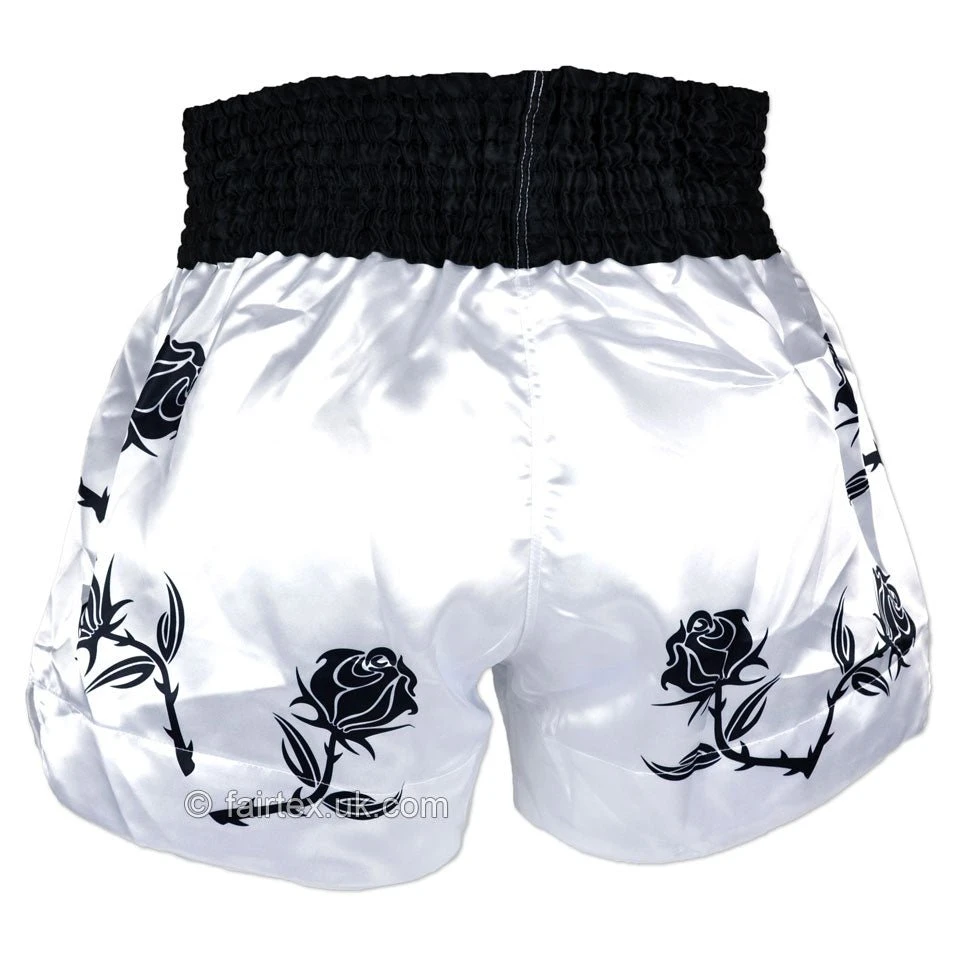 Fairtex BS0659 Black Roses Muay Thai Shorts 4 Fairtex BS0659 Black Roses Muay Thai Shorts - Image 2