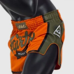 Fairtex BS1705 Slim Cut Muay Thai Shorts - Orange 7 Fairtex BS1705 Slim Cut Muay Thai Shorts - Orange -BOXING GLOVES Shop fairtex bs1705 slim cut muay thai shorts orange 804138