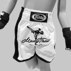 Fairtex BS1707 Slim Cut Muay Thai Shorts - White 7 Fairtex BS1707 Slim Cut Muay Thai Shorts - White -BOXING GLOVES Shop fairtex bs1707 slim cut muay thai shorts white 893267