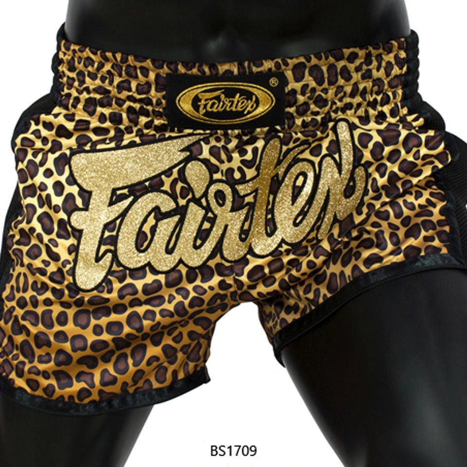 Fairtex BS1709 Slim Cut Muay Thai Shorts - Leopard 3 Fairtex BS1709 Slim Cut Muay Thai Shorts - Leopard