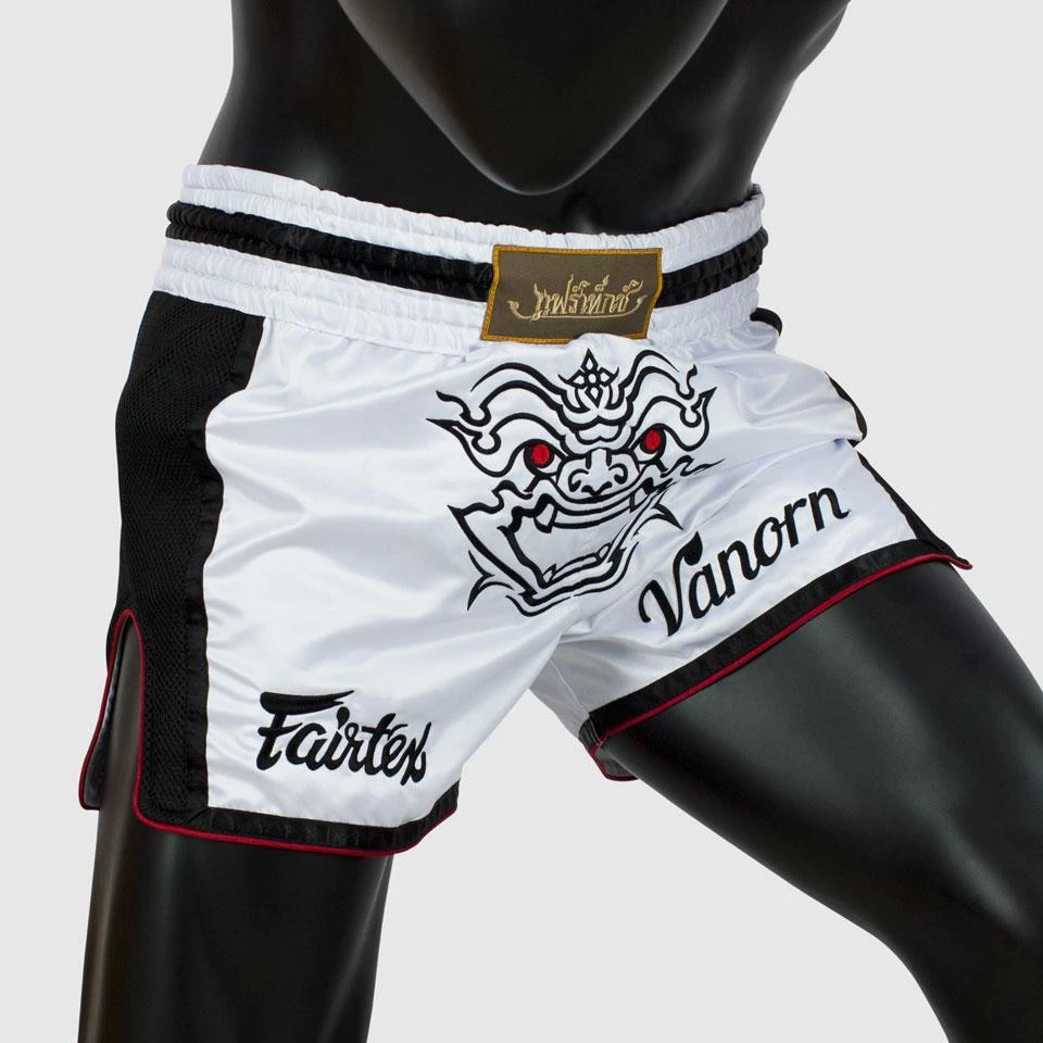 Fairtex BS1712 Slim Cut Muay Thai Shorts - Vanorn 4 Fairtex BS1712 Slim Cut Muay Thai Shorts - Vanorn - Image 2