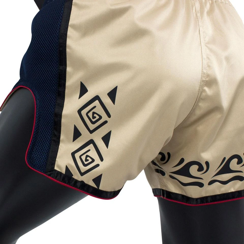 Fairtex BS1713 Slim Cut Muay Thai Shorts - Khaki 5 Fairtex BS1713 Slim Cut Muay Thai Shorts - Khaki - Image 3
