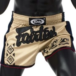 Fairtex BS1713 Slim Cut Muay Thai Shorts - Khaki