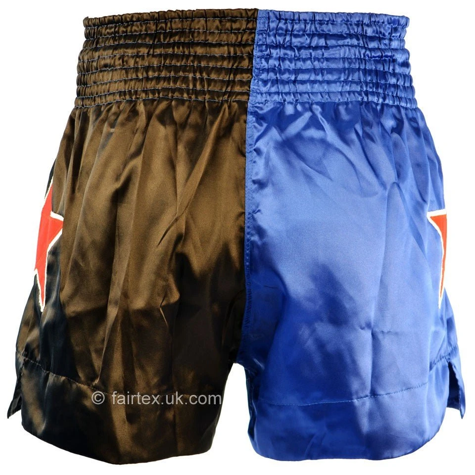 Fairtex BS84 Classic Blue-Black Muay Thai Fight Shorts 6 Fairtex BS84 Classic Blue-Black Muay Thai Fight Shorts - Image 4