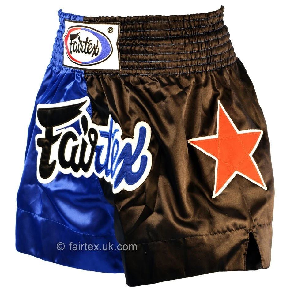 Fairtex BS84 Classic Blue-Black Muay Thai Fight Shorts 5 Fairtex BS84 Classic Blue-Black Muay Thai Fight Shorts - Image 3