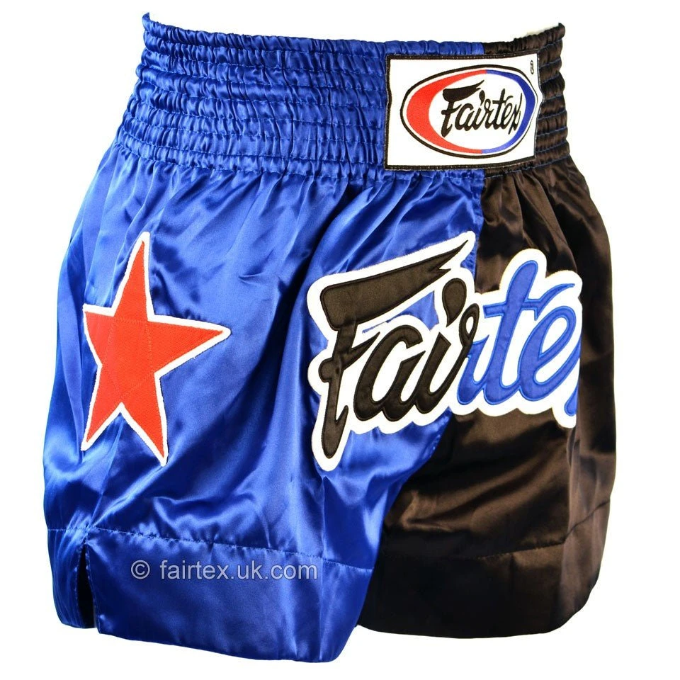 Fairtex BS84 Classic Blue-Black Muay Thai Fight Shorts 4 Fairtex BS84 Classic Blue-Black Muay Thai Fight Shorts - Image 2