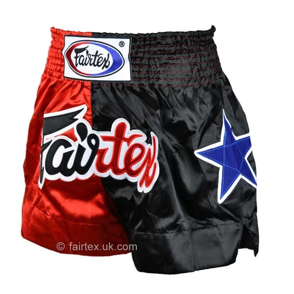 Fairtex BS85 Classic Red-Black Muay Thai Fight Shorts 4 Fairtex BS85 Classic Red-Black Muay Thai Fight Shorts - Image 2