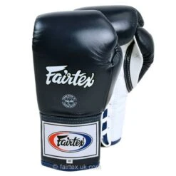 Fairtex Competition Lace Up Boxing Gloves BGL6 - Blue