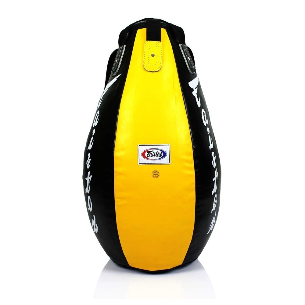 Fairtex HB15 Teardrop Bag (FILLED) Yellow 3 Fairtex HB15 Teardrop Bag (FILLED) Yellow