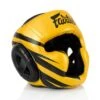 Fairtex HG16 Microfibre Headguard - Gold/Black 1 Fairtex HG16 Microfibre Headguard - Gold/Black -BOXING GLOVES Shop fairtex hg16 microfibre headguard goldblack 218488