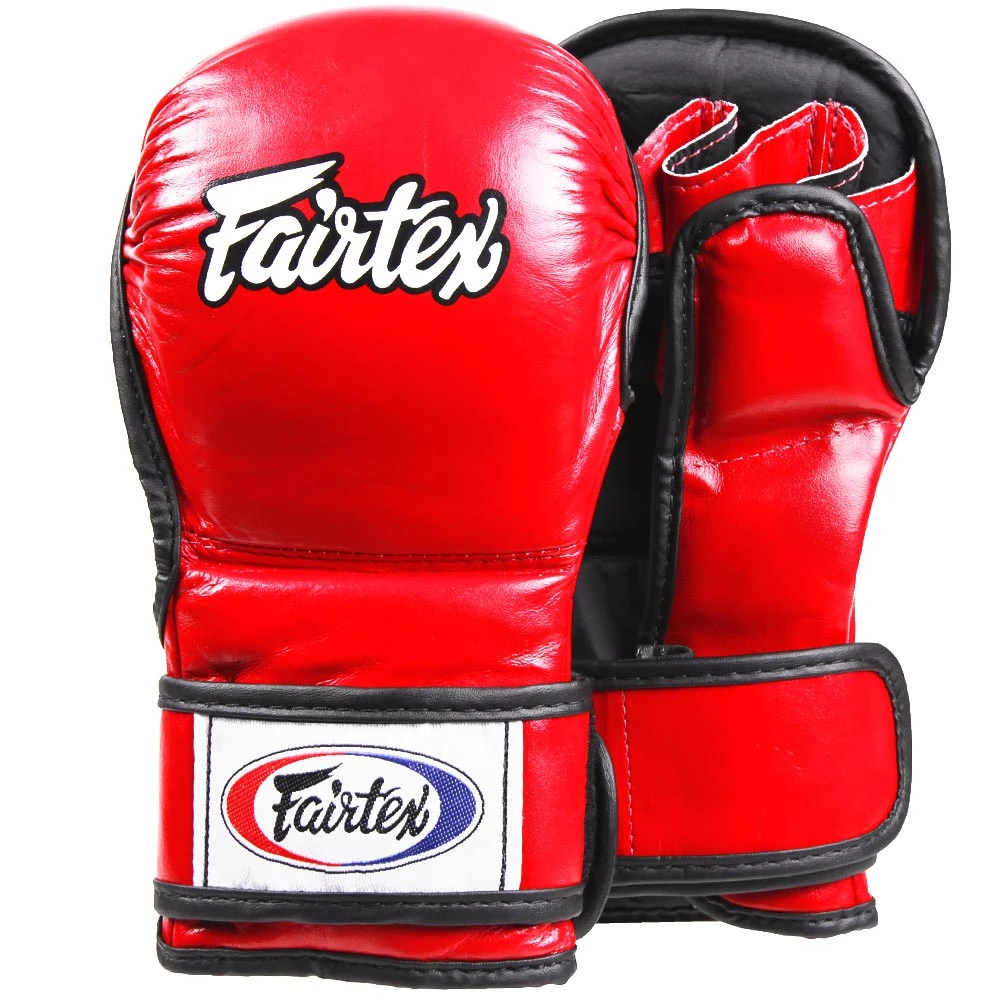 Fairtex Mma Sparring Gloves Fgv15 - Red 3 Fairtex Mma Sparring Gloves Fgv15 - Red