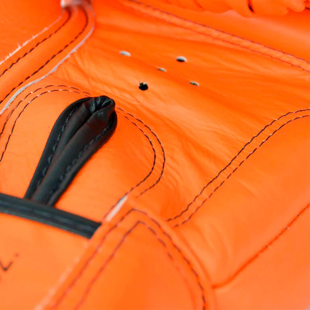 BOXING GLOVES FAIRTEX BGV16 ORANGE REAL LEATHER - ORANGE 7 BOXING GLOVES FAIRTEX BGV16 ORANGE REAL LEATHER - ORANGE - Image 5