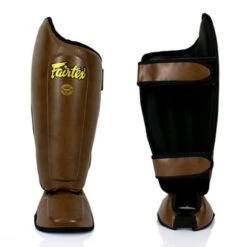 Fairtex Shin Guard SP8 Vintage Brown -BOXING GLOVES Shop fairtex shin guard sp8 vintage brown 575879