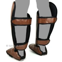 Fairtex Shin Guard SP8 Vintage Brown -BOXING GLOVES Shop fairtex shin guard sp8 vintage brown 892259
