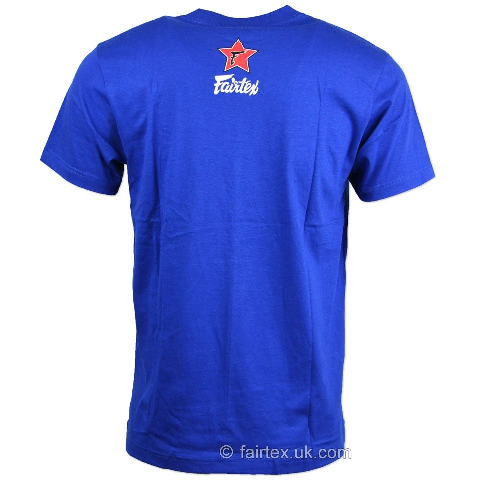 Fairtex TST106 Super T-Shirt Blue 5 Fairtex TST106 Super T-Shirt Blue - Image 3