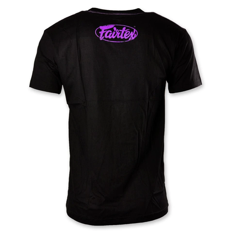 Fairtex TST148 Tee Shirt Limited Edition Black/Purple 4 Fairtex TST148 Tee Shirt Limited Edition Black/Purple - Image 2