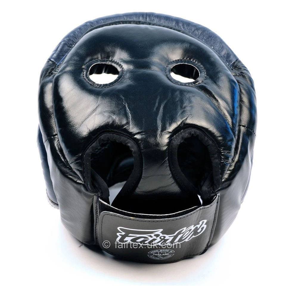 Fairtex Ultimate Full Coverage Headguard - Black And Blue 7 Fairtex Ultimate Full Coverage Headguard - Black And Blue - Image 5
