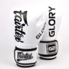 Fairtex X Glory Velcro Boxing Gloves - White 1 Fairtex X Glory Velcro Boxing Gloves - White -BOXING GLOVES Shop fairtex x glory velcro boxing gloves white 204275