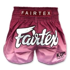 Fairtex X KGP Maroon Fade Muay Thai Shorts