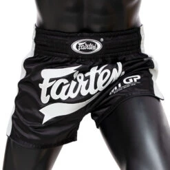 Fairtex X MTGP Black-White Muay Thai Shorts