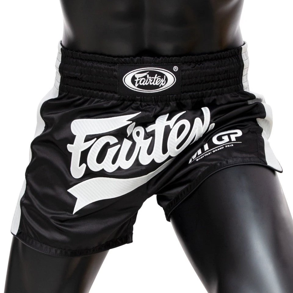 Fairtex X MTGP Black-White Muay Thai Shorts 3 Fairtex X MTGP Black-White Muay Thai Shorts