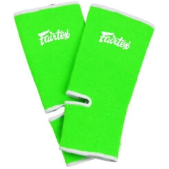 FAIRTEX ANKLE GUARDS MUAY THAI ANKLE SUPPORT - GREEN/WHITE
