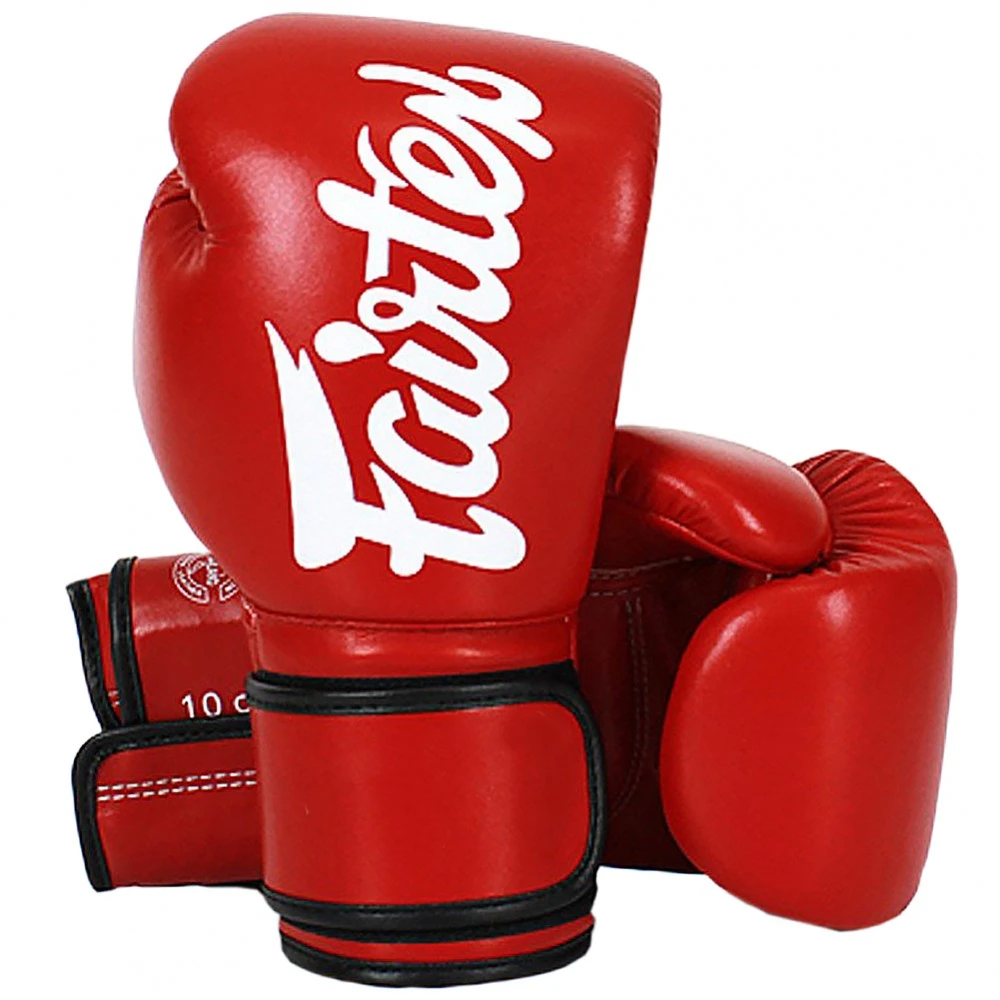 MUAY THAI MICROFIBER BOXING GLOVES FAIRTEX BGV14 - RED 3 MUAY THAI MICROFIBER BOXING GLOVES FAIRTEX BGV14 - RED