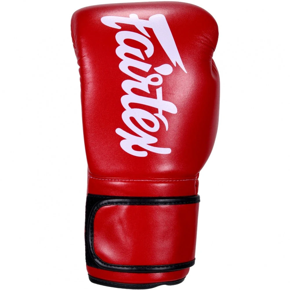 MUAY THAI MICROFIBER BOXING GLOVES FAIRTEX BGV14 - RED 4 MUAY THAI MICROFIBER BOXING GLOVES FAIRTEX BGV14 - RED - Image 2