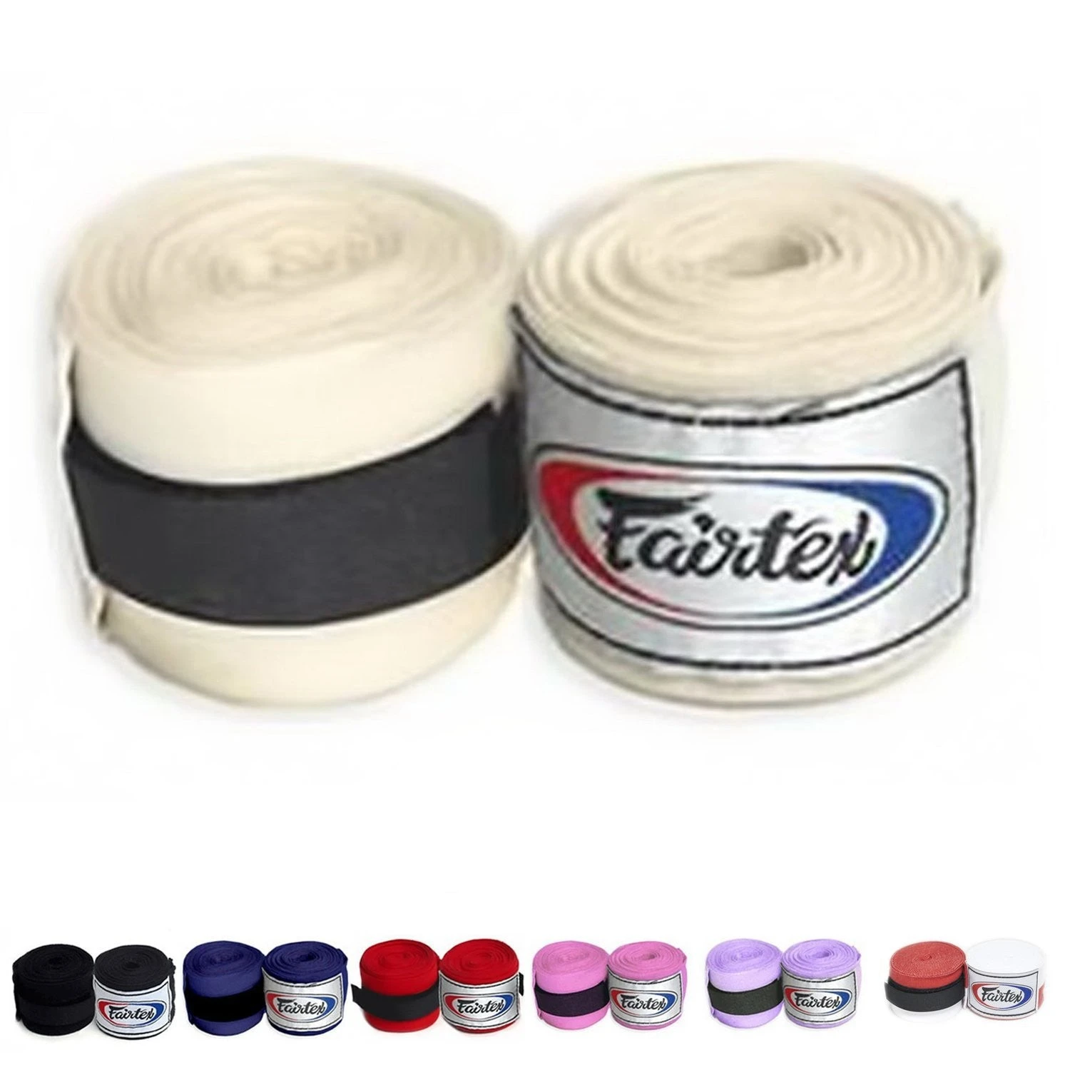 FAIRTEX HAND WRAPS HW2 - OFF WHITE 3 FAIRTEX HAND WRAPS HW2 - OFF WHITE