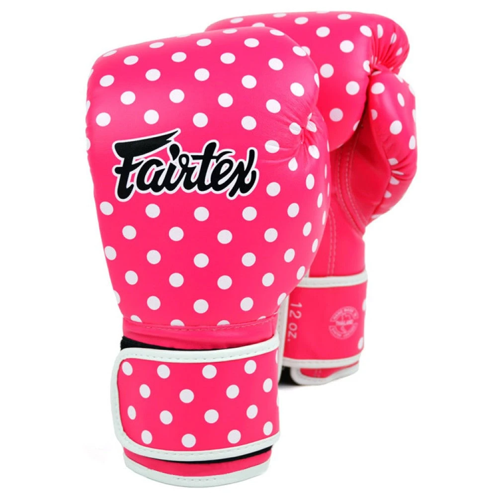 MUAY THAI MICROFIBER BOXING GLOVES FAIRTEX BGV14 - POLKA DOT 3 MUAY THAI MICROFIBER BOXING GLOVES FAIRTEX BGV14 - POLKA DOT
