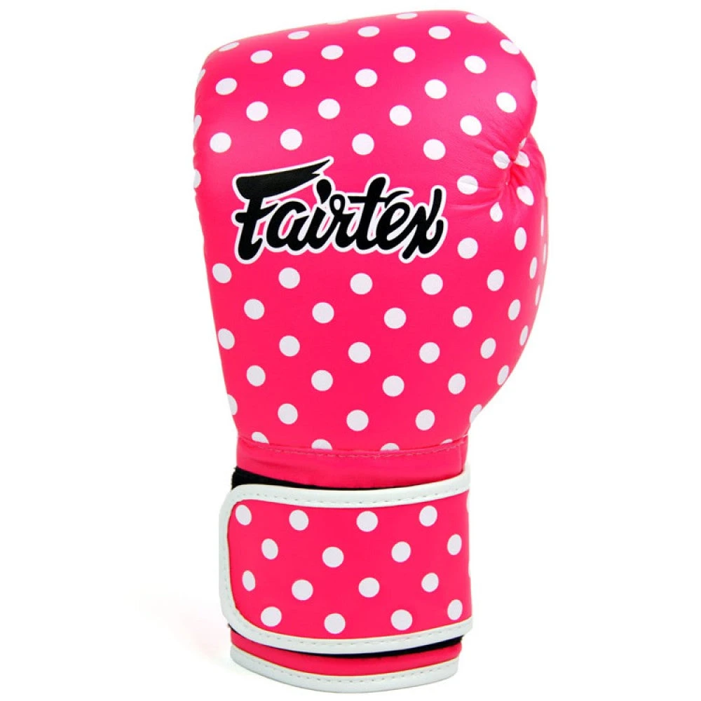MUAY THAI MICROFIBER BOXING GLOVES FAIRTEX BGV14 - POLKA DOT 5 MUAY THAI MICROFIBER BOXING GLOVES FAIRTEX BGV14 - POLKA DOT - Image 3