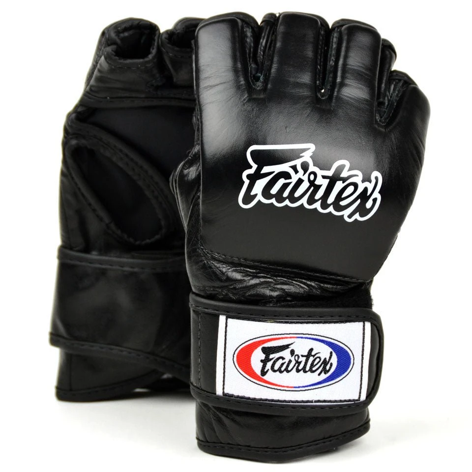 FGV12 Fairtex Black Ultimate MMA Gloves 3 FGV12 Fairtex Black Ultimate MMA Gloves