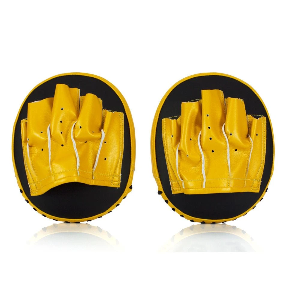 FMV15 Fairtex Pro Speed Mitts Black-Gold 6 FMV15 Fairtex Pro Speed Mitts Black-Gold - Image 4