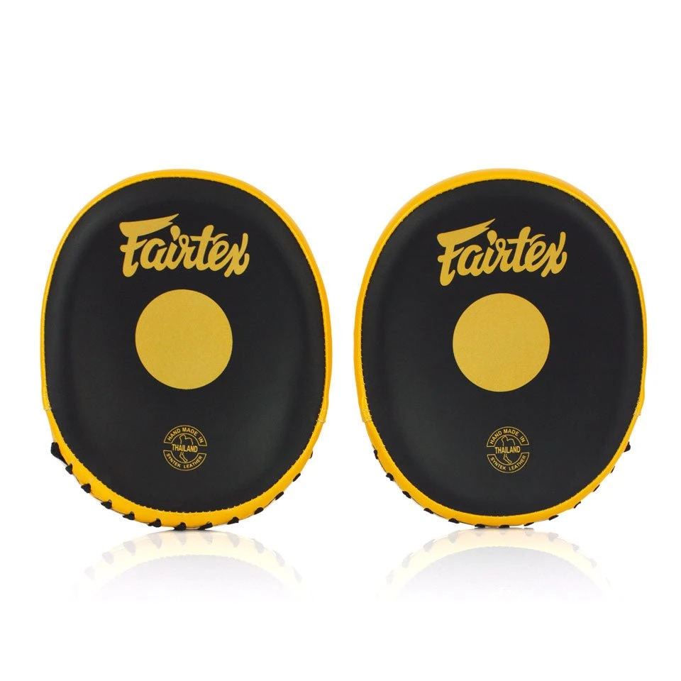FMV15 Fairtex Pro Speed Mitts Black-Gold 4 FMV15 Fairtex Pro Speed Mitts Black-Gold - Image 2