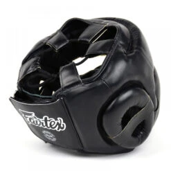 FAIRTEX HEADGEAR HEAD GUARD BY FULL FACE HG14 - BLACK -BOXING GLOVES Shop headgearheadguardfairtexhg14black1