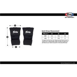 HW3 Fairtex Black Quick Wraps 7 HW3 Fairtex Black Quick Wraps -BOXING GLOVES Shop hw3 fairtex black quick wraps 910867