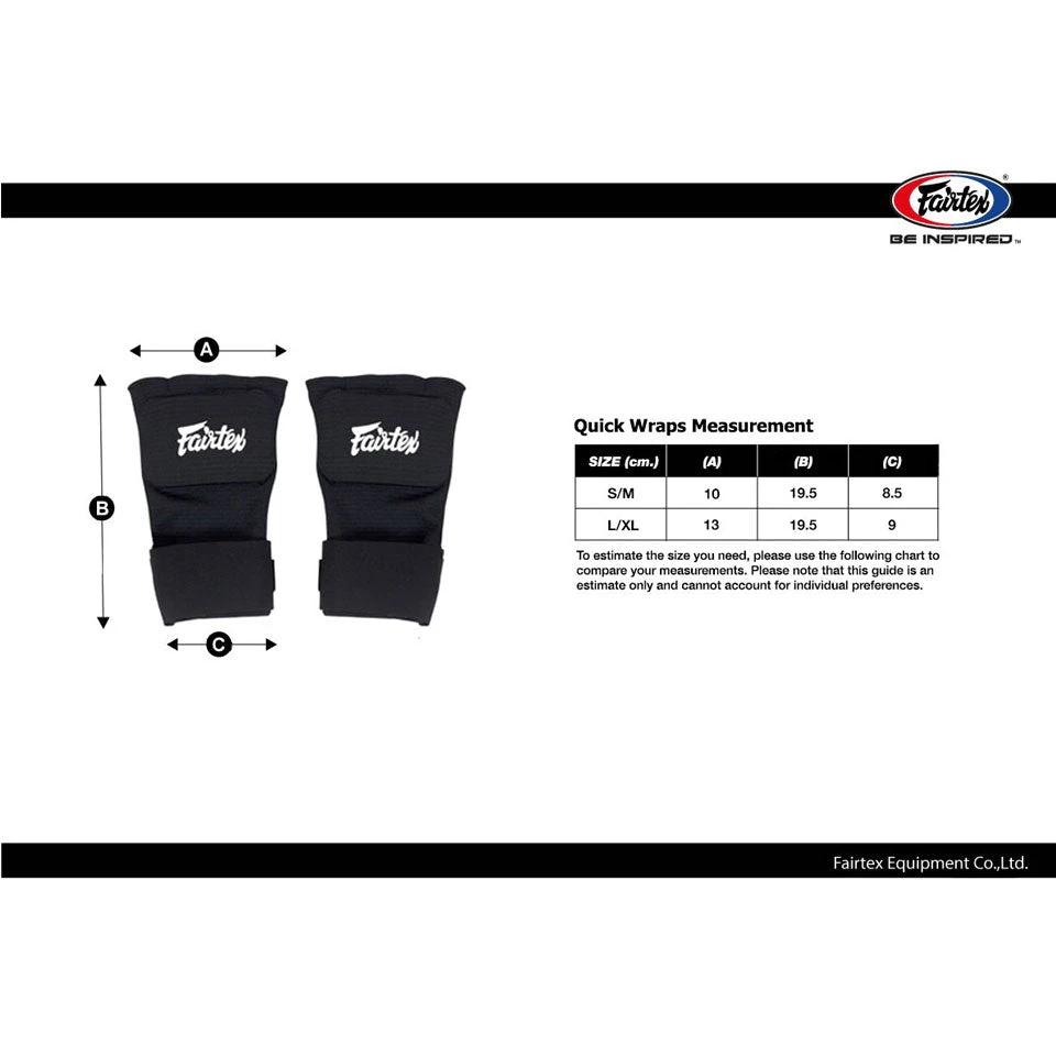 HW3 Fairtex Black Quick Wraps 5 HW3 Fairtex Black Quick Wraps - Image 3