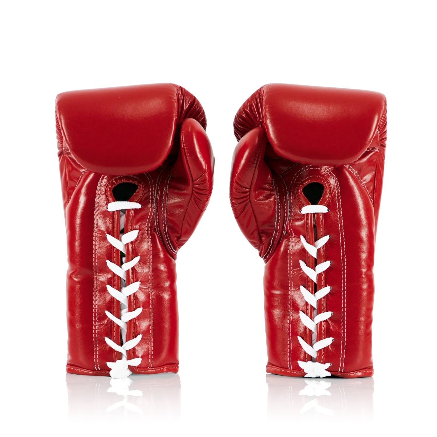 MUAY THAI BOXING GLOVES LACE-UP COMPETITION GLOVES FAIRTEX - BGL6 RED 4 MUAY THAI BOXING GLOVES LACE-UP COMPETITION GLOVES FAIRTEX - BGL6 RED - Image 2