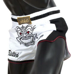FAIRTEX MUAY THAI SHORTS FAIRTEX SLIM CUT BS1712 WHITE -BOXING GLOVES Shop muaythaishortsfairtexbs1712 3