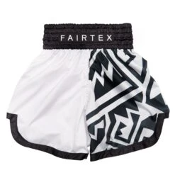 MUAY THAI SHORTS FAIRTEX SLIM CUT BT2003 MONOCHROME -BOXING GLOVES Shop muaythaishortsfairtexbt2003