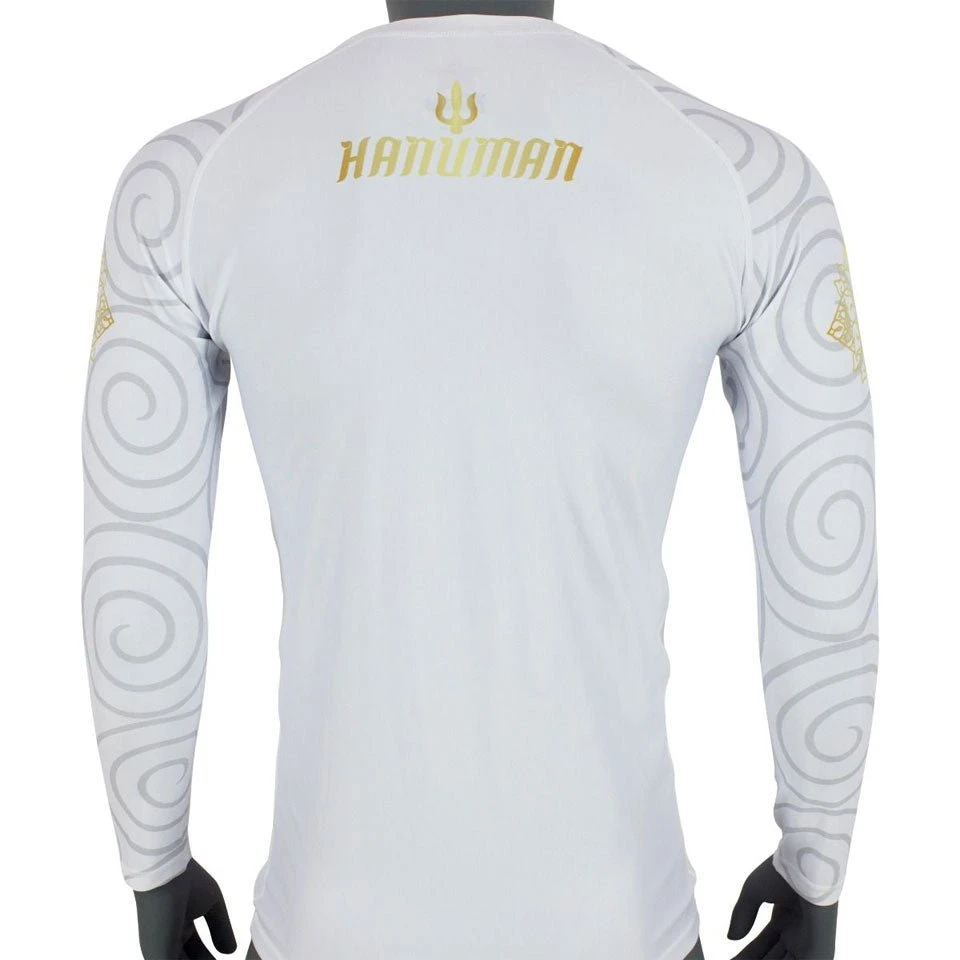 RG7 Fairtex Hanuman Rash Guard White 3 RG7 Fairtex Hanuman Rash Guard White - Image 2