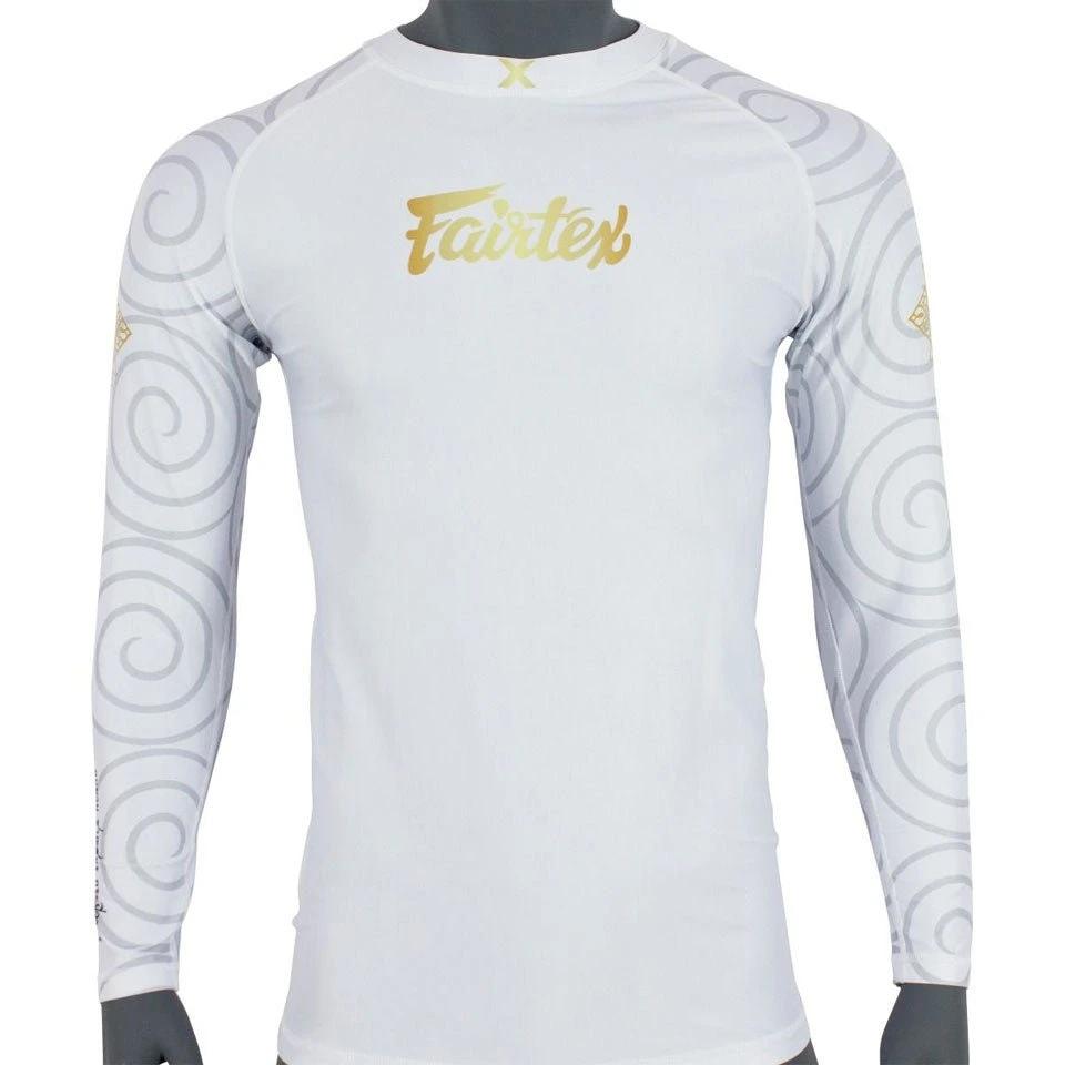 RG7 Fairtex Hanuman Rash Guard White 2 RG7 Fairtex Hanuman Rash Guard White