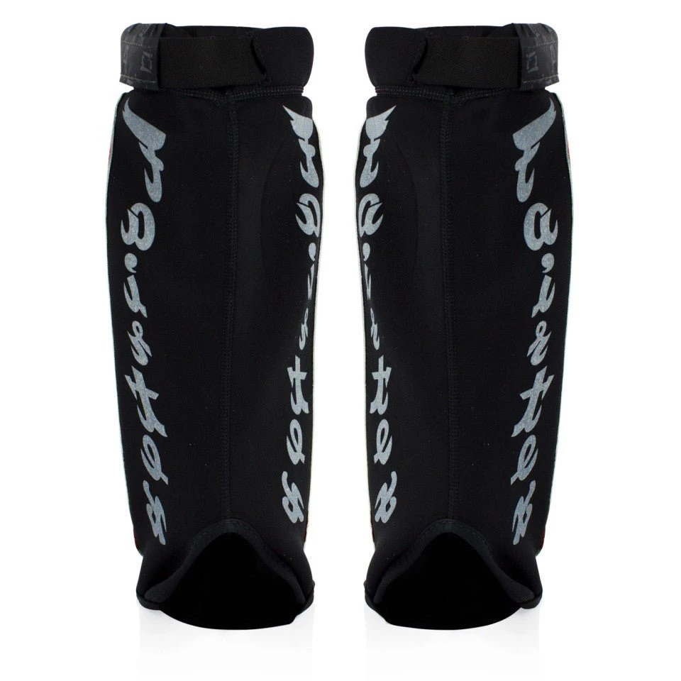 SP6 Fairtex Red MMA Style Shin Pads 4 SP6 Fairtex Red MMA Style Shin Pads - Image 2