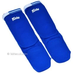 SPE1 Fairtex Blue Elastic Competition Shin Pads 16 SPE1 Fairtex Blue Elastic Competition Shin Pads -BOXING GLOVES Shop spe1 fairtex blue elastic competition shin pads 679328