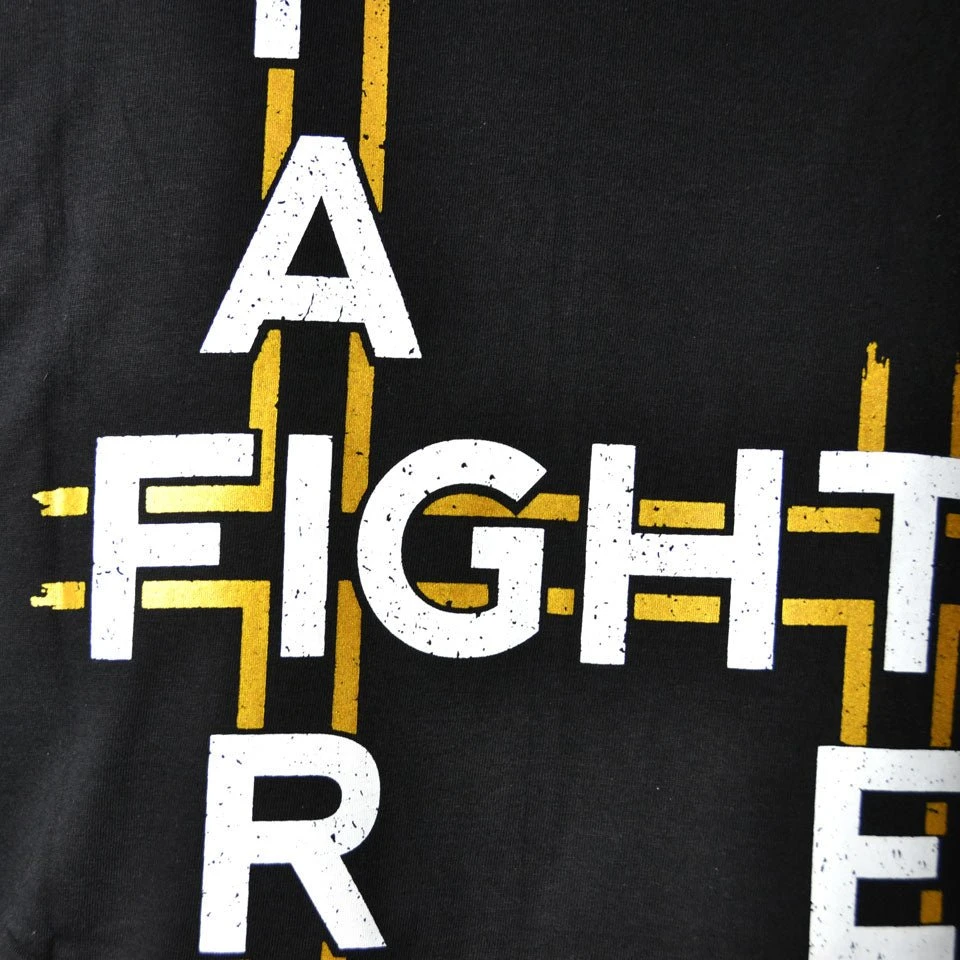 TST177 Fairtex Fight Team Black-Gold T-Shirt 6 TST177 Fairtex Fight Team Black-Gold T-Shirt - Image 4