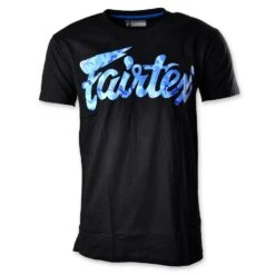 TST179 Fairtex Black-Blue Camo T-Shirt